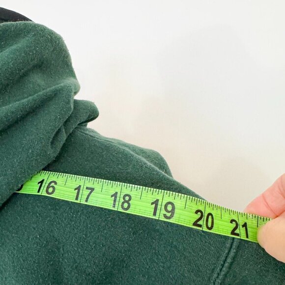 THRASHER LOGO GREEN HOODIE * FLAWS SHOWN - Picture 9 of 10